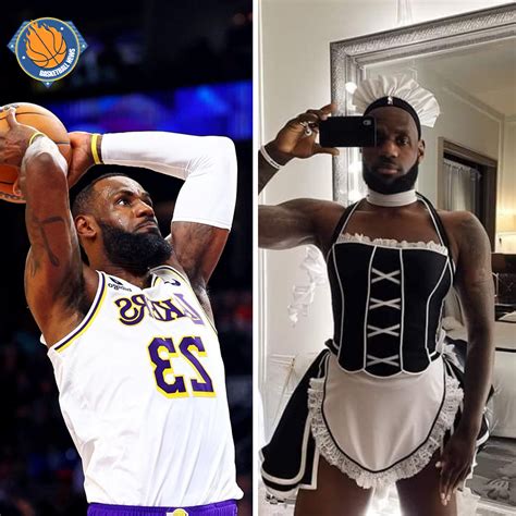 fake shoes from lebron james|lebron in a maids outfit.